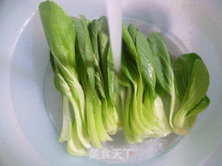 五花肉青菜面疙瘩的做法步骤：3