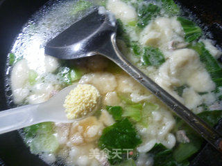 五花肉青菜面疙瘩的做法步骤：13