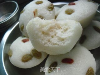 白糖米发糕的做法步骤：10