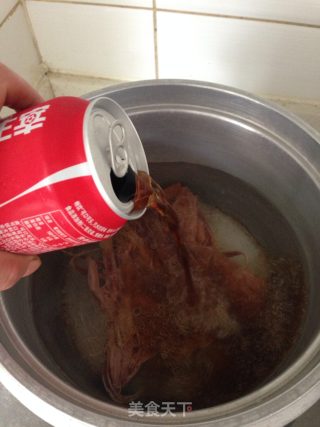 可乐鸭舌的做法步骤：2