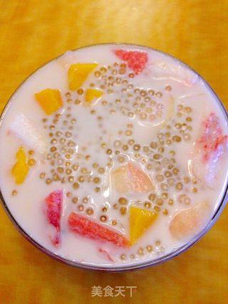 椰汁西米水果捞的做法步骤：5