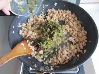 雪菜肉末茄子的做法步骤：7