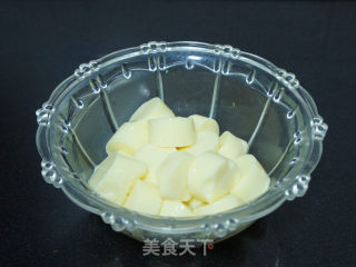 杂蔬玉子豆腐的做法步骤：2
