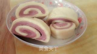 紫薯双色馒头的做法步骤：7