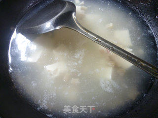 咸肉豆腐汤的做法步骤：8