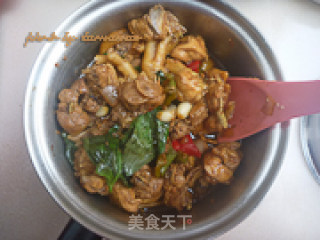 三杯鸡的做法步骤：11