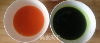 三色卷饼的做法步骤：2