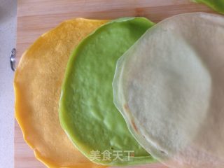 三色卷饼的做法步骤：6