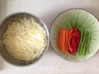 三色卷饼的做法步骤：7