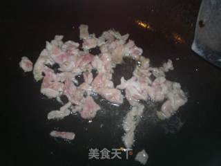 青椒土豆萝卜炒肉的做法步骤：5