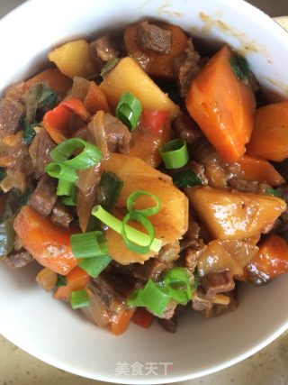 牛肉炖时蔬的做法步骤：15
