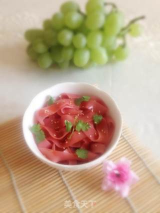 粉色凉皮的做法步骤：13