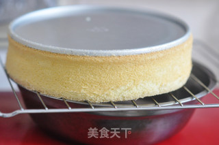 戚风蛋糕（8寸）的做法步骤：12