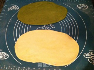 抹茶双色吐司的做法步骤：7