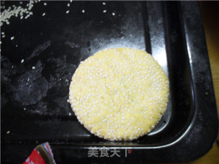 南瓜豆沙饼的做法步骤：8