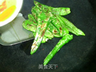醋熘青椒的做法步骤：5
