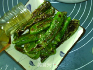 醋熘青椒的做法步骤：7