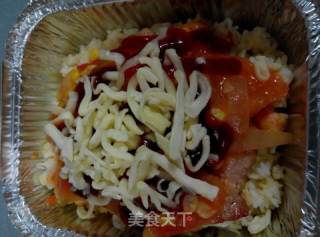 茄汁焗猪扒饭的做法步骤：11
