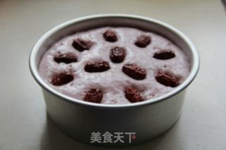 奶香紫薯发糕的做法步骤：8