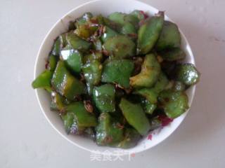虾皮炒青椒的做法步骤：6
