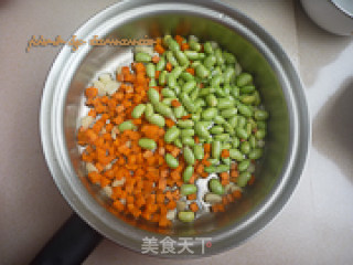 雪菜炒毛豆的做法步骤：4