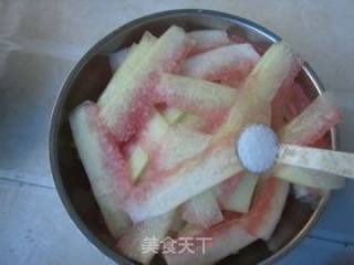 凉拌西瓜皮的做法步骤：5