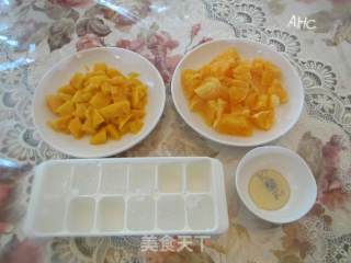 香橙芒果汁的做法步骤：2