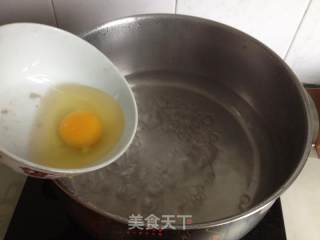 酒酿年糕水铺蛋的做法步骤：4