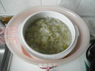 银耳绿豆粥的做法步骤：7