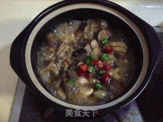 【双菌菇鸡肉煲】-----飘香下饭菜的做法步骤：9