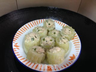 苦瓜醸肉馅的做法步骤：6