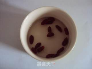 蜂蜜枸杞桂花山药的做法步骤：5