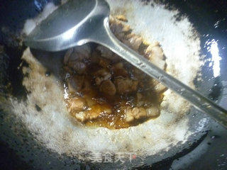 肉片炒梅豆的做法步骤：5