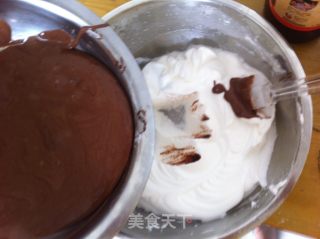 可可戚风蛋糕的做法步骤：10