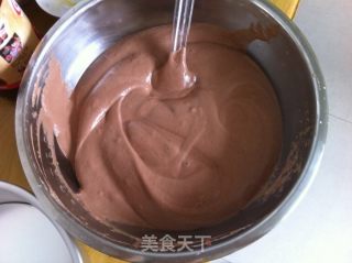 可可戚风蛋糕的做法步骤：11