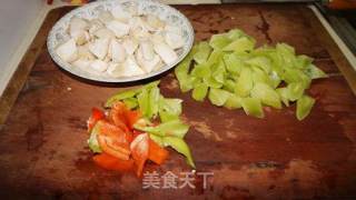 蚝油青笋杏鲍菇的做法步骤：2