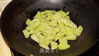蚝油青笋杏鲍菇的做法步骤：4
