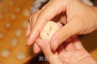 甜蜜七夕——酥皮红豆（绿豆）饼的做法步骤：8
