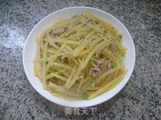 瘦肉炒土豆的做法步骤：12