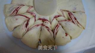 草莓酱扭纹千层面包的做法步骤：18
