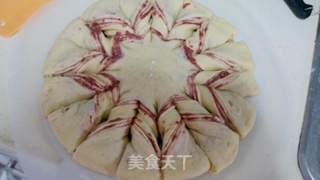 草莓酱扭纹千层面包的做法步骤：19