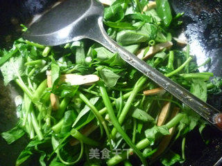 香干炒空心菜的做法步骤：7