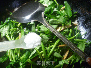 香干炒空心菜的做法步骤：8