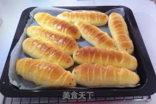 火腿毛毛虫面包的做法步骤：9