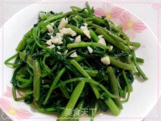 蒜香空心菜的做法步骤：5