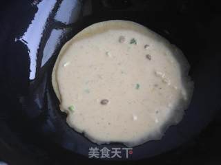 椒香黄豆酱鸡蛋薄饼的做法步骤：4