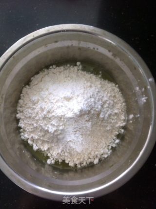 翡翠柳叶肉包的做法步骤：2
