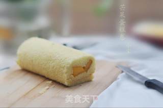芒果蛋糕卷的做法步骤：12