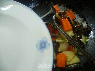 青菜杂炒的做法步骤：3