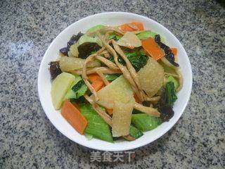 青菜杂炒的做法步骤：10